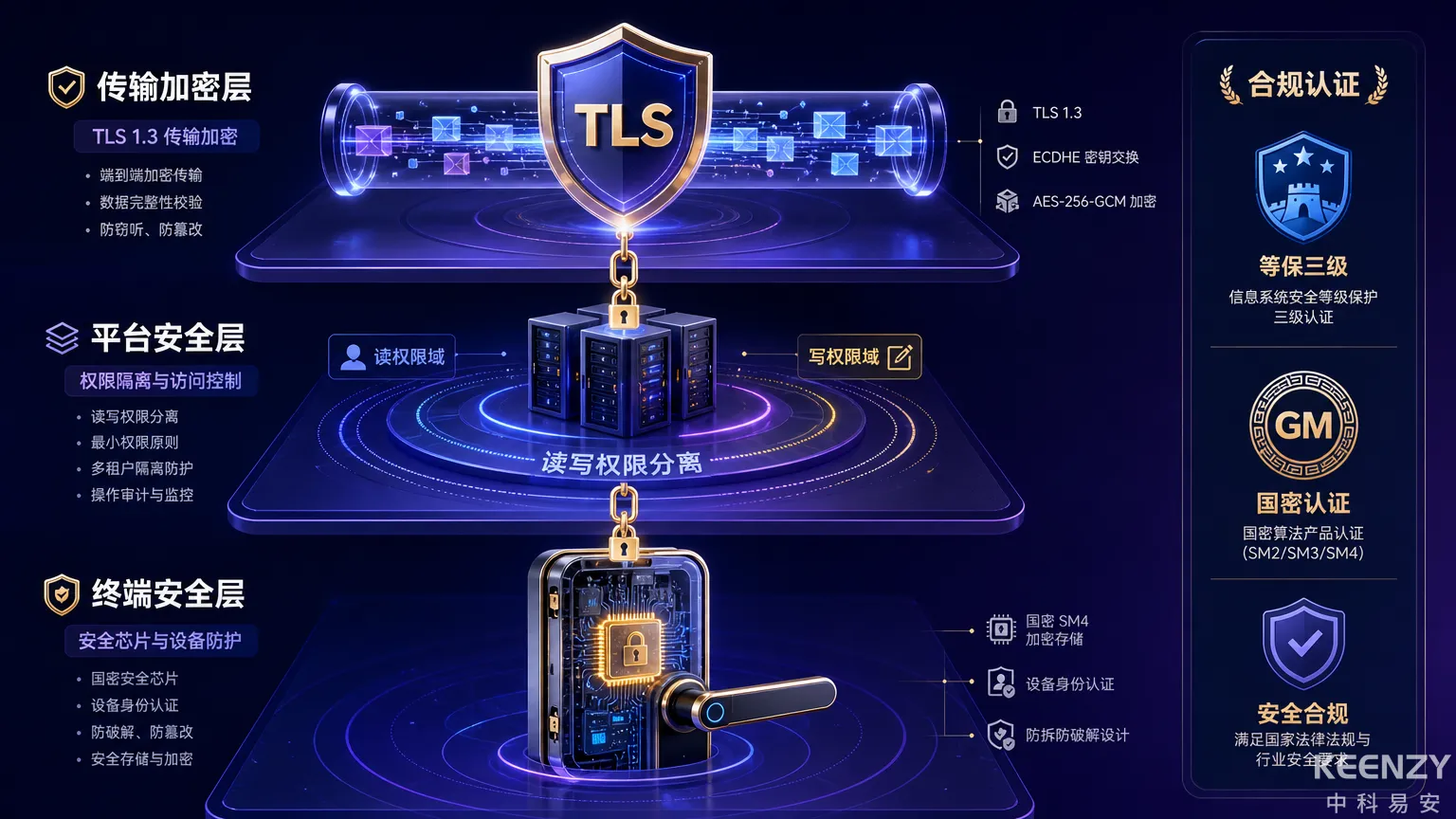 联网门锁系统对接安全架构与数据保护机制