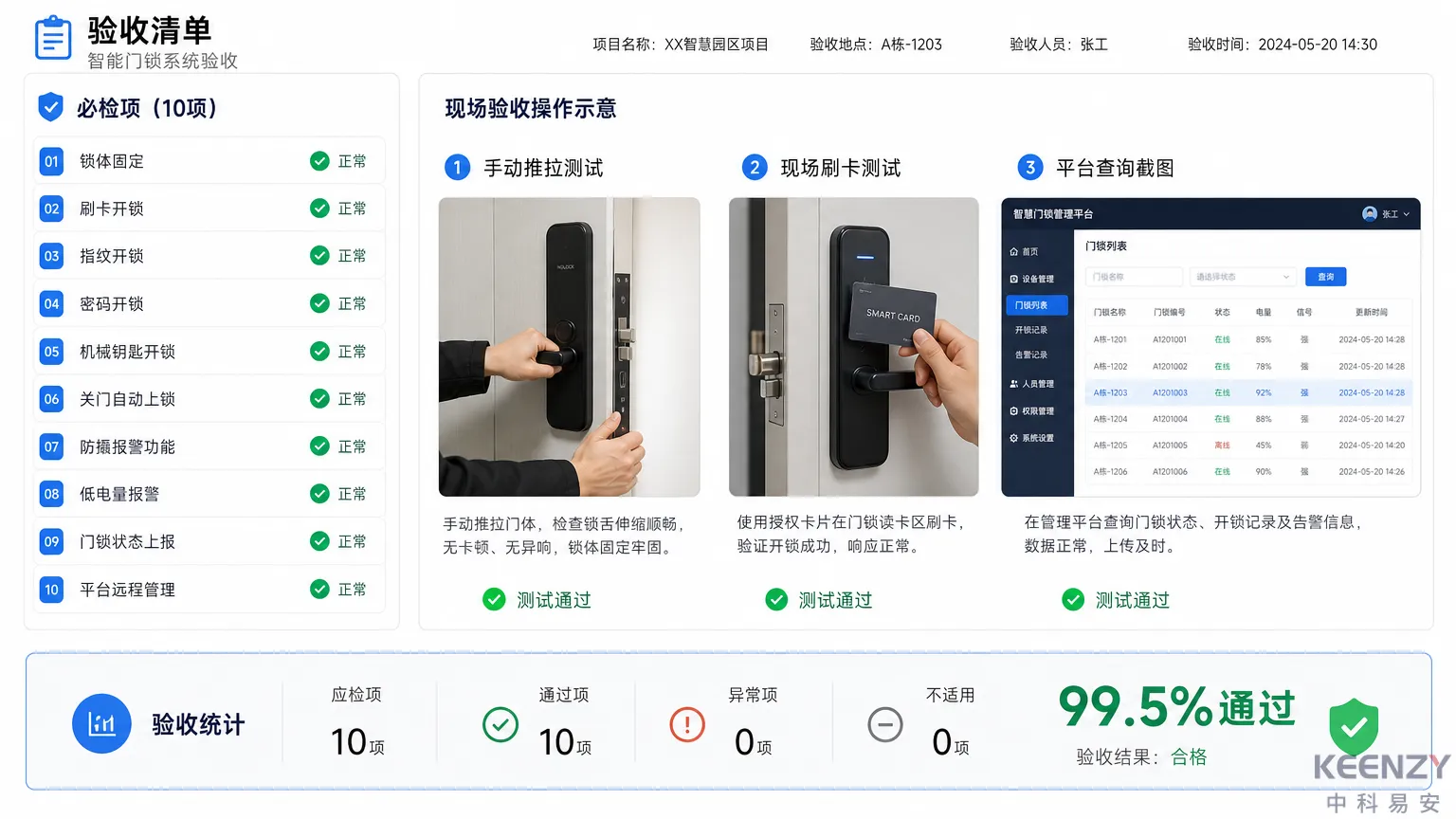 20项验收必检清单与分级检查方法