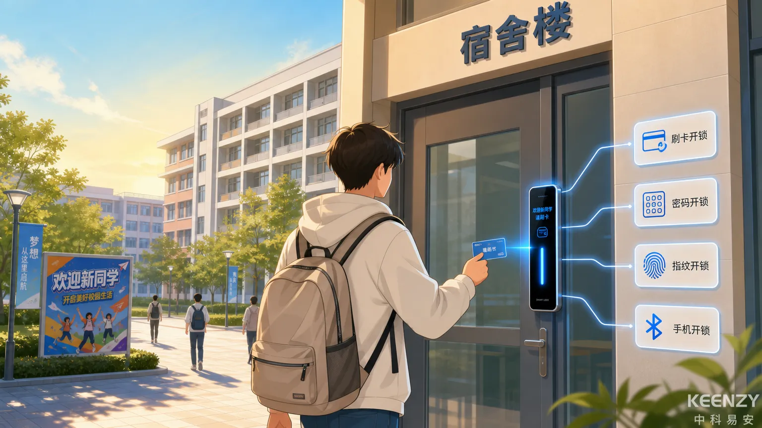 大一新生宿舍联网门锁使用指南总览