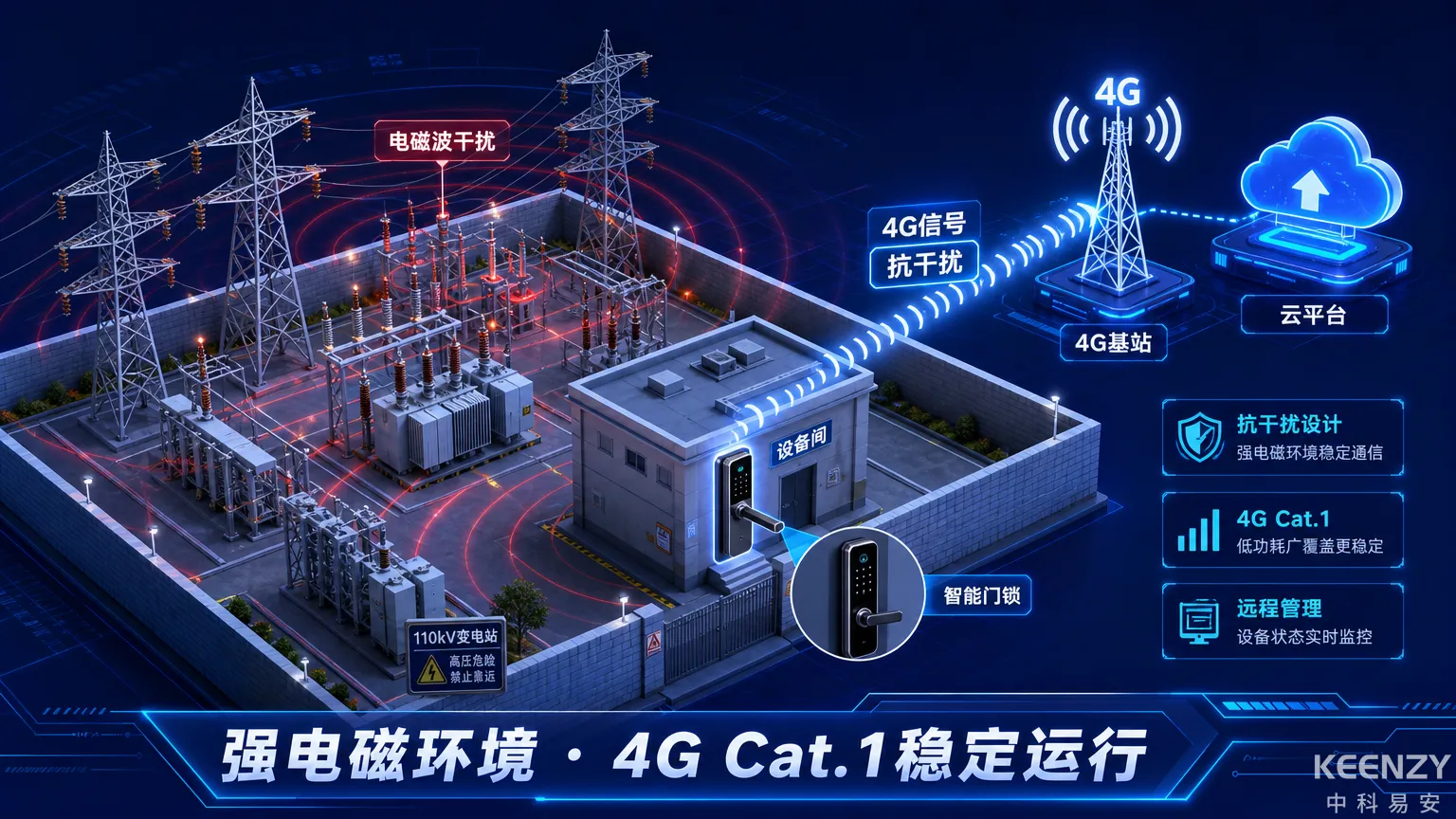 电力变电站联网门锁强电磁环境可靠运行方案