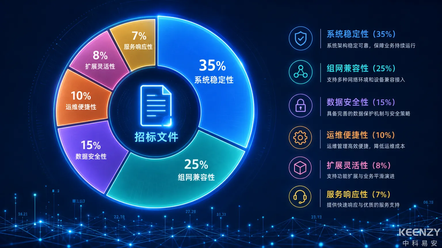 高校联网门锁招标公告核心关注点权重分布图