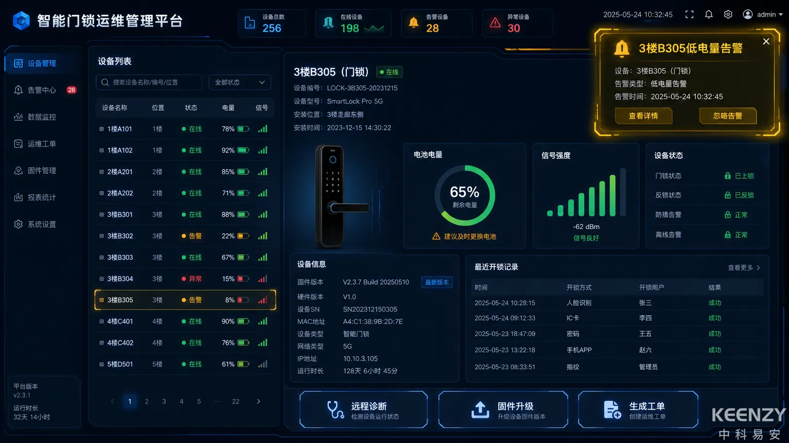 联网门锁远程支持能力与智能运维深度评估